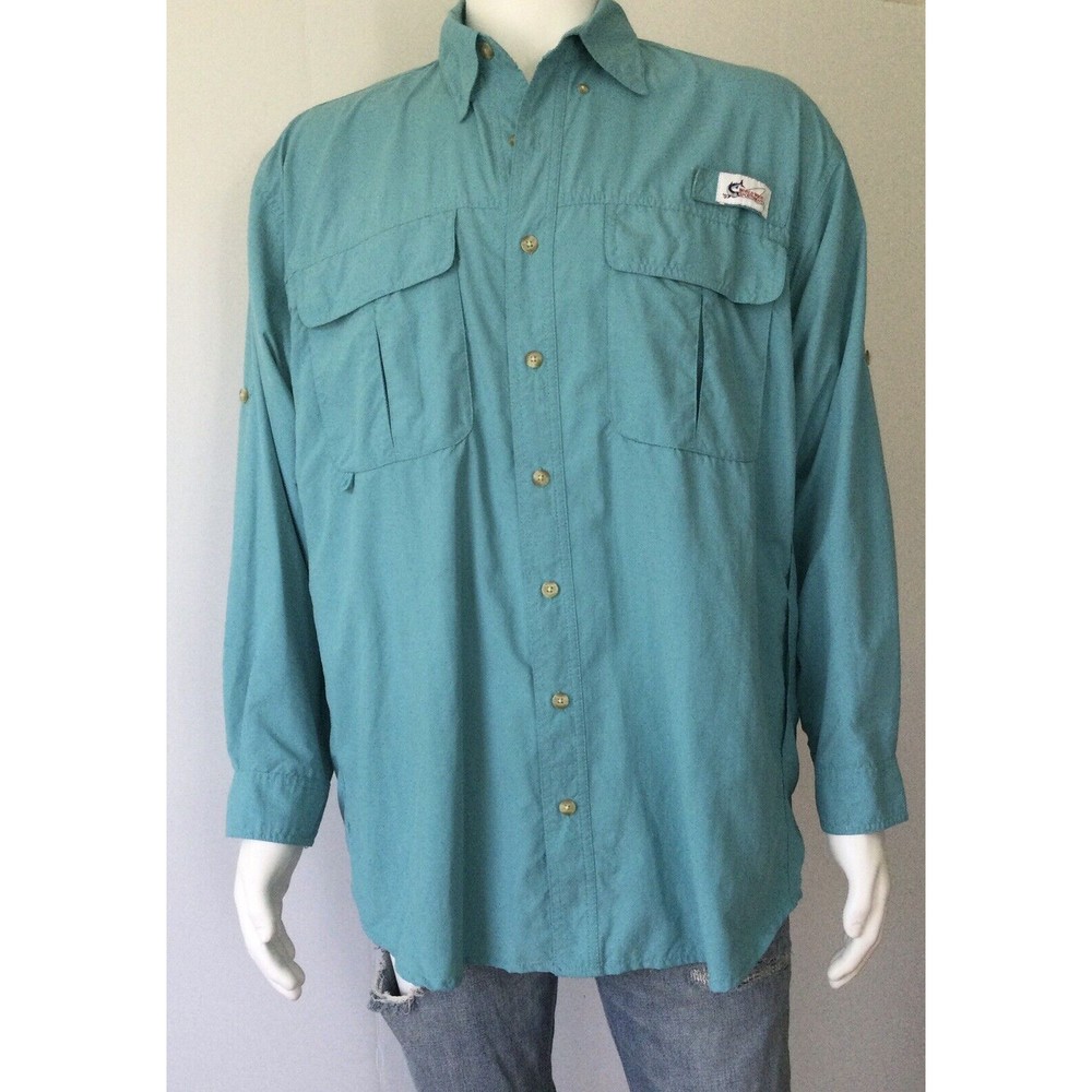 WORLDWIDE SPORTSMAN Long Sleeve Vented Fishing Shirt (Size L)